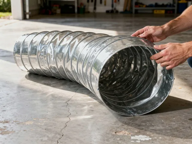 Melbourne Dryer Vent Cleaning specialist using advanced equipment for thorough duct cleaning in Melbourne