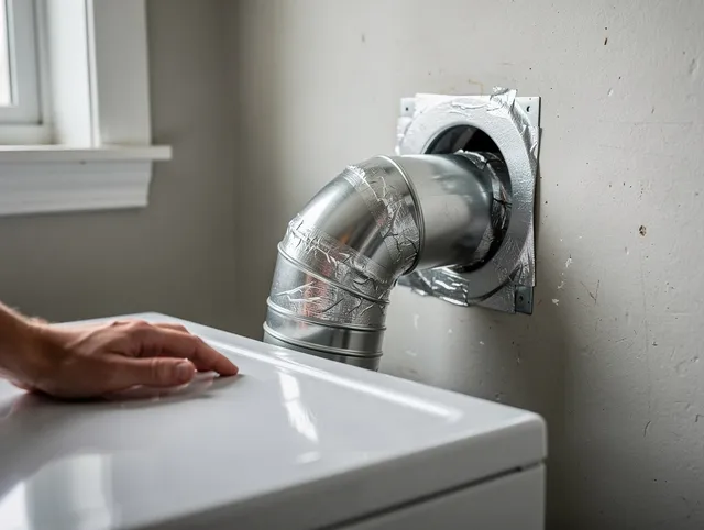 Melbourne Dryer Vent Cleaning expert performing professional dryer vent repair and installation in Melbourne